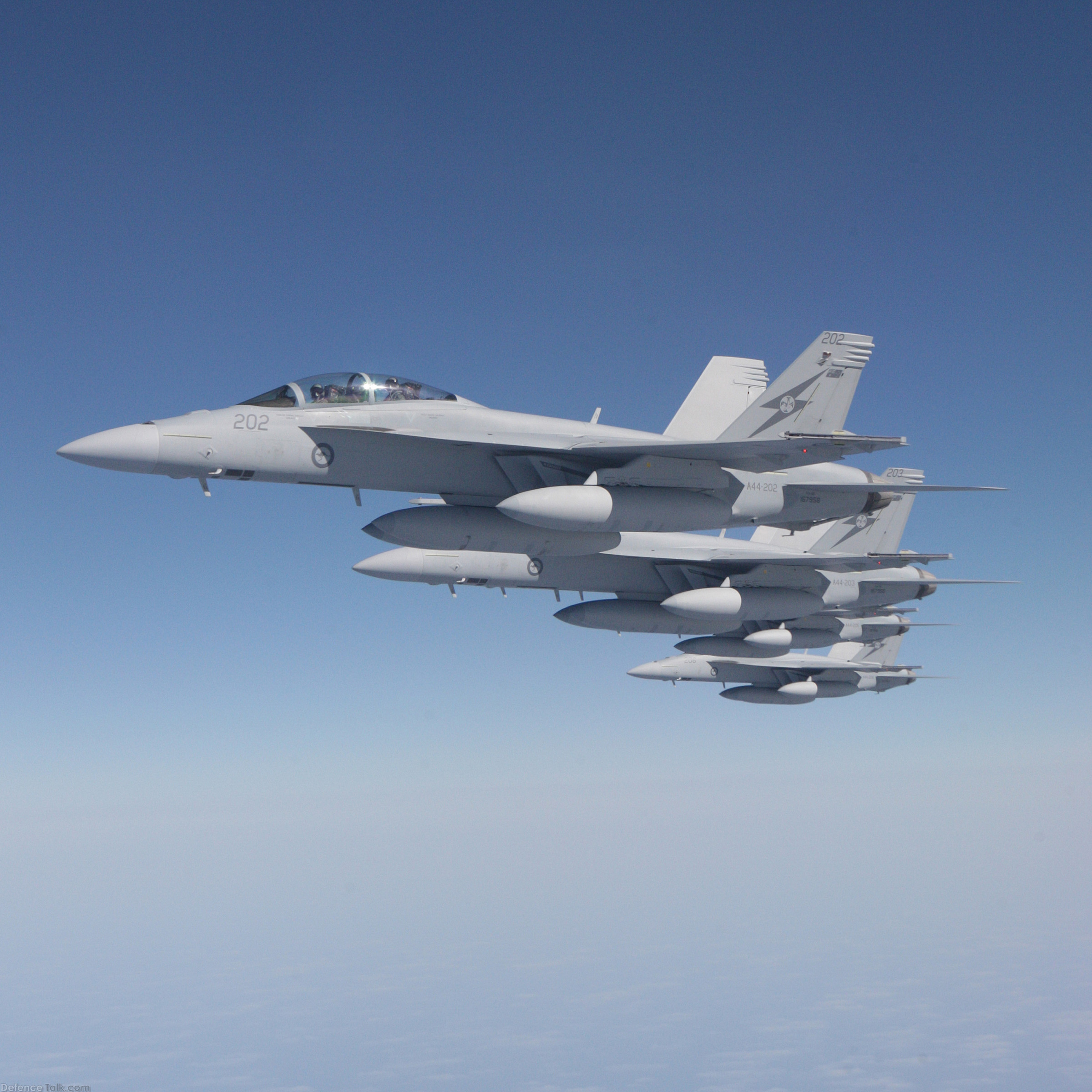 RAAF F-18 Super Hornets Flight