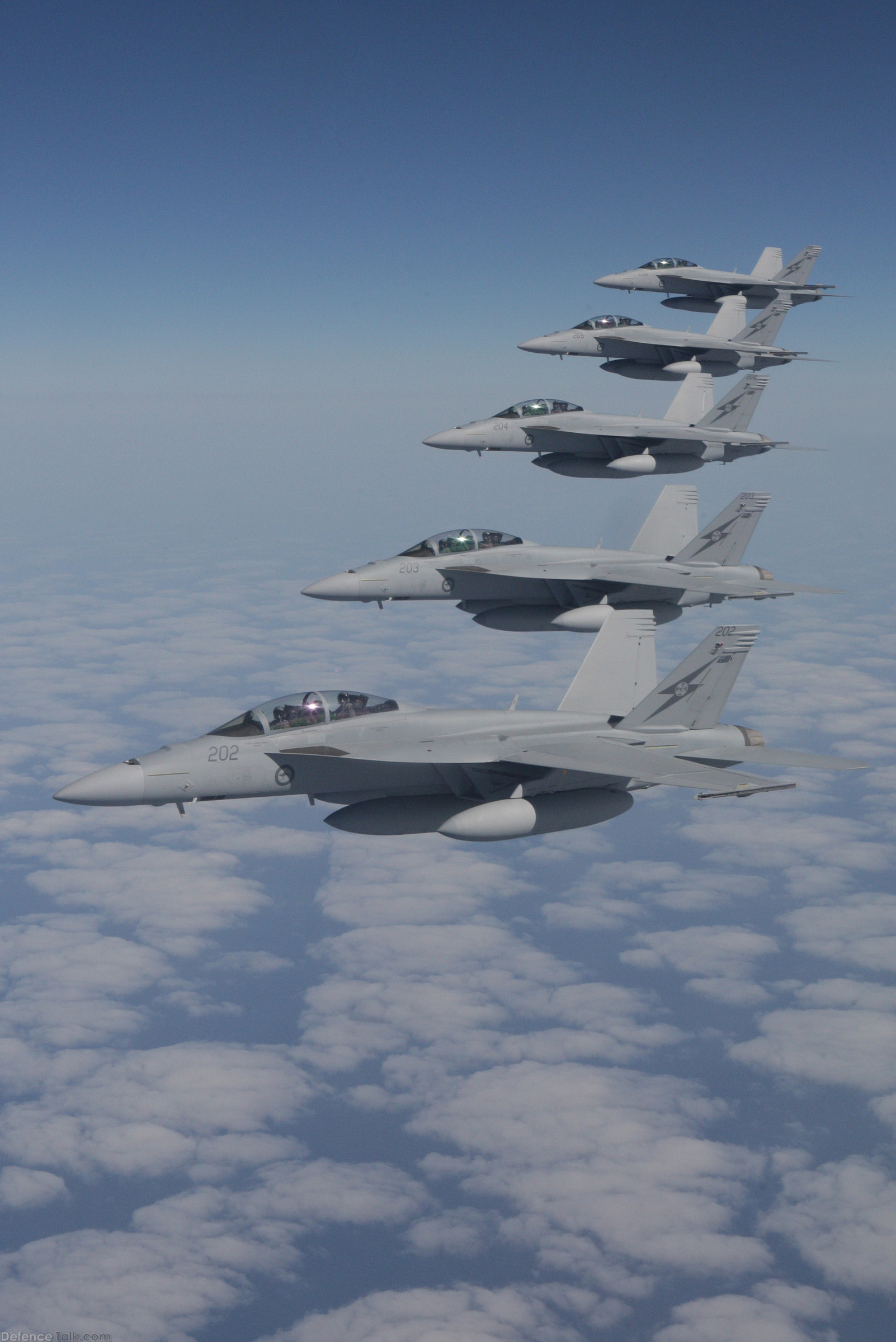 RAAF F-18 Super Hornets Flight
