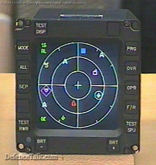 Radar Warning Reciver Screen (Aero India 2003)