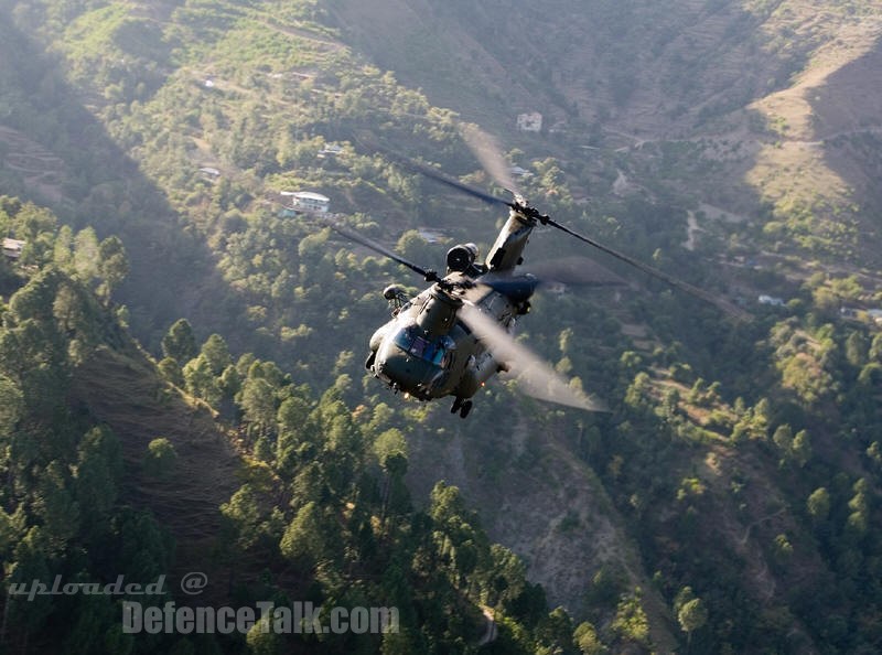 RAF Chinook on Ops