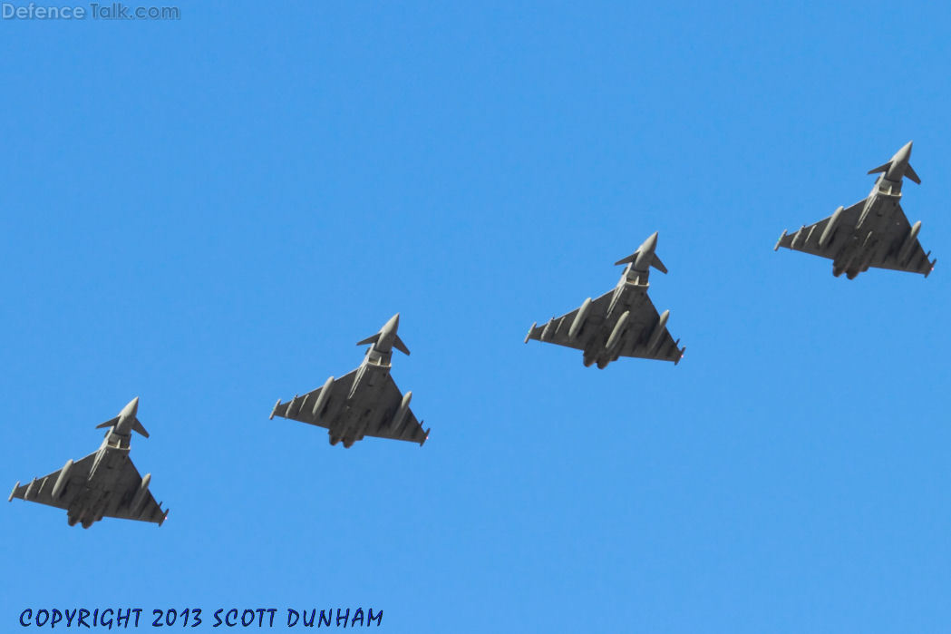 RAF Eurofighter Typhoon FGR4 Fighters