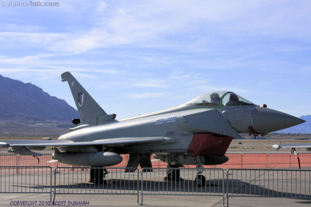 RAF Eurofighter Typhoon Fighter.