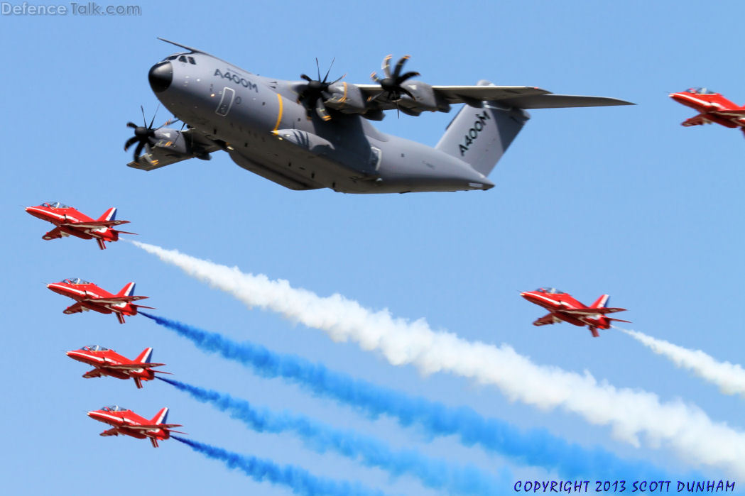 RAF Red Arrows & Airbus A400M Atlas