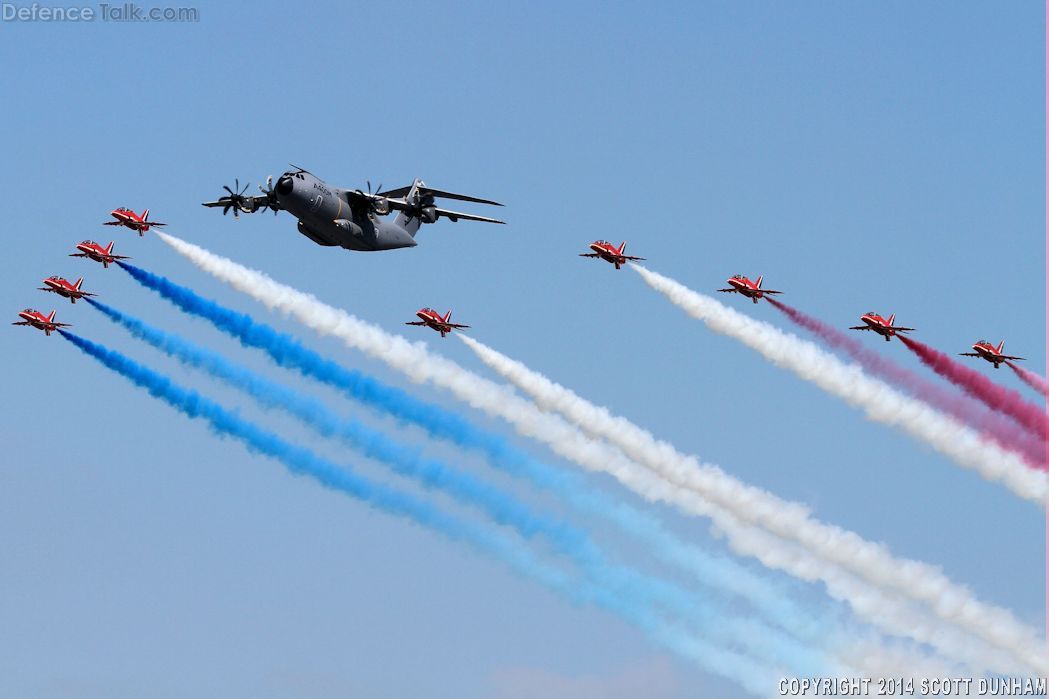 RAF Red Arrows & Airbus A400M Atlas