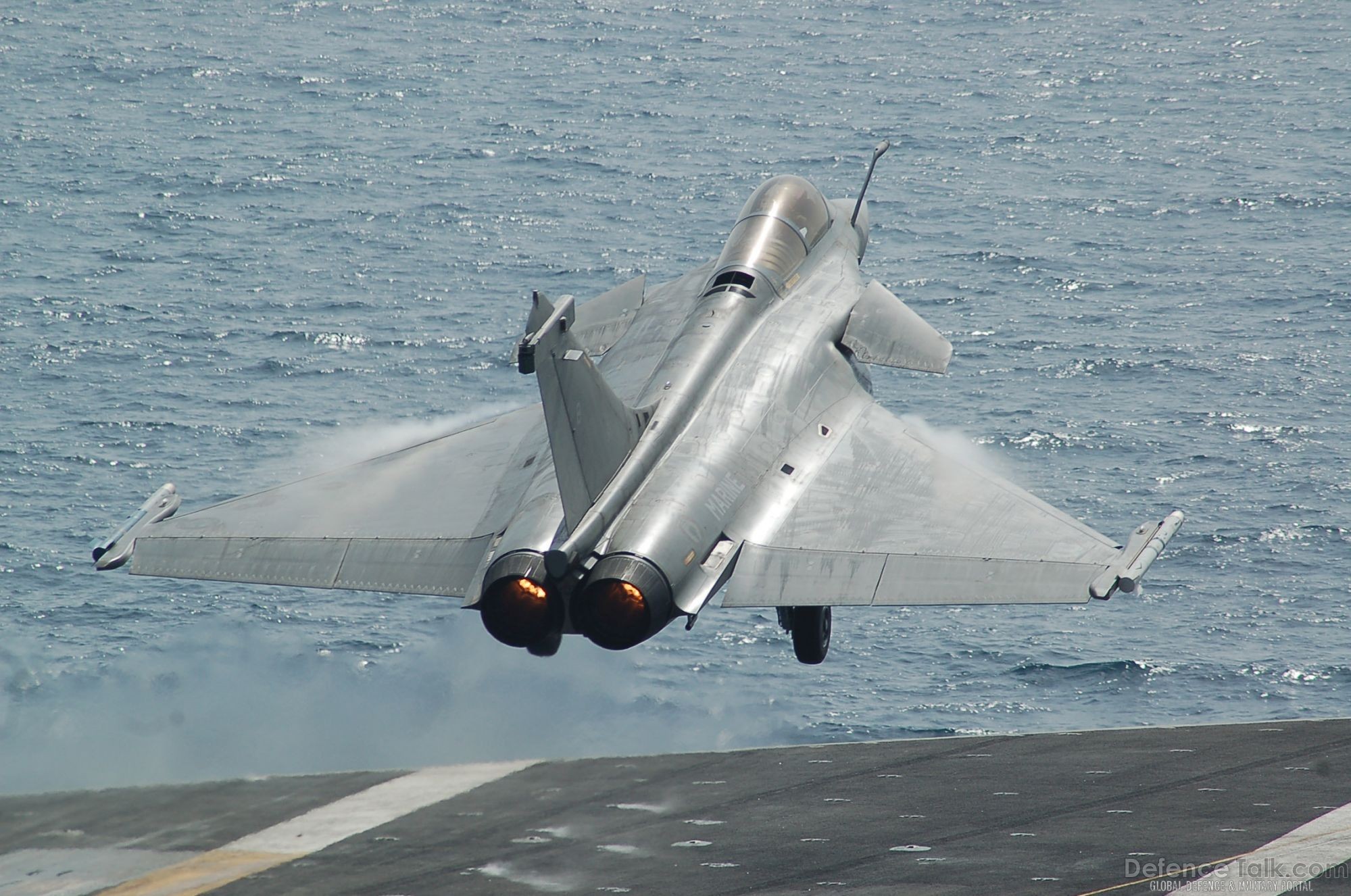 Rafale Fighter Aircraft on US Aircraft Carrier