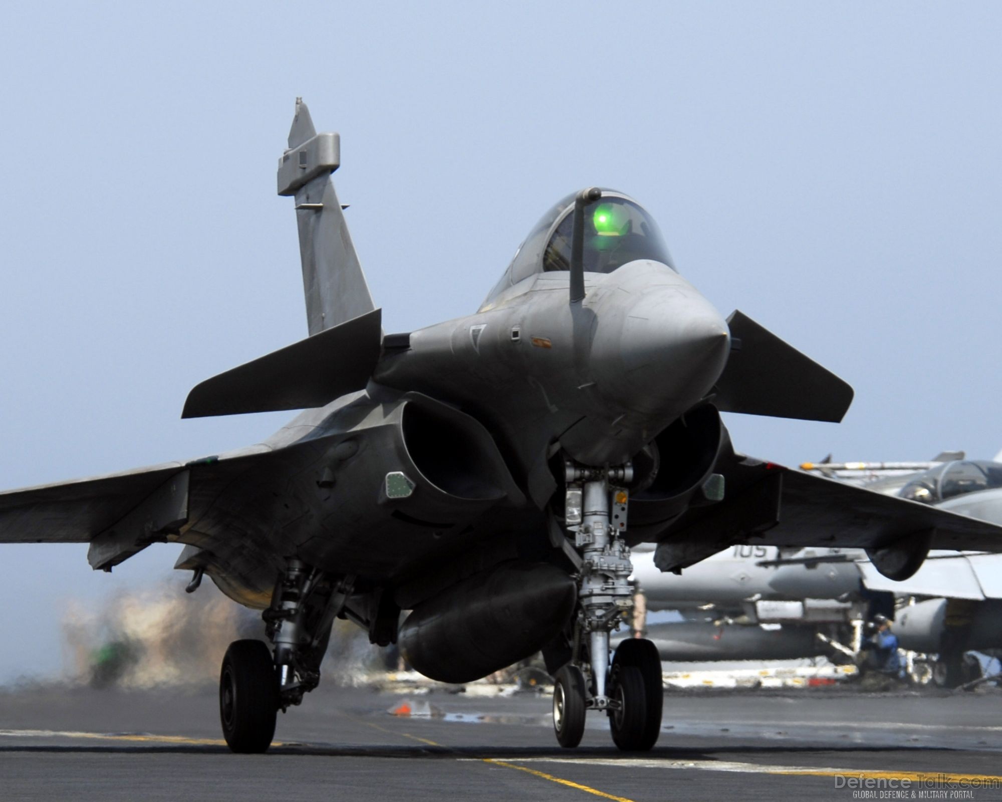 Rafale Fighter Aircraft on US Aircraft Carrier
