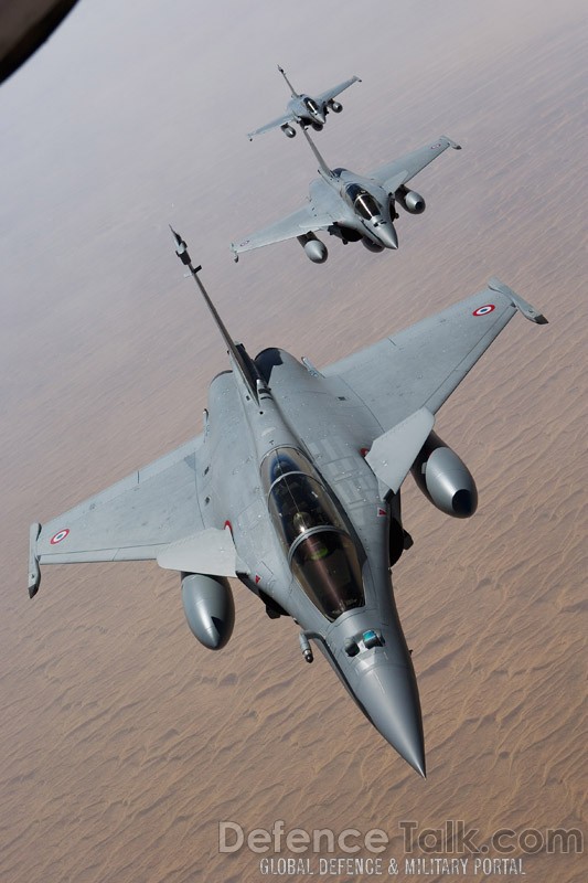 Rafales Fighters over Afghanistan