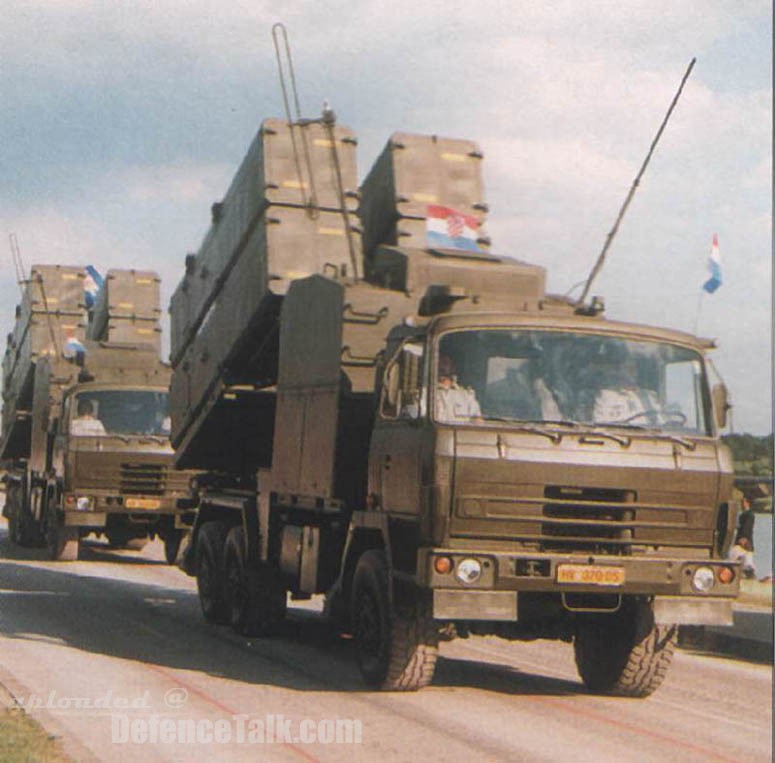 RBS-15 coastal defence missile system in Croatian service