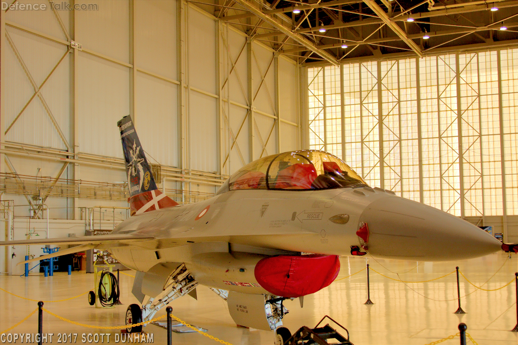 RDAF F-16 Falcon JSF Test Support Aircraft