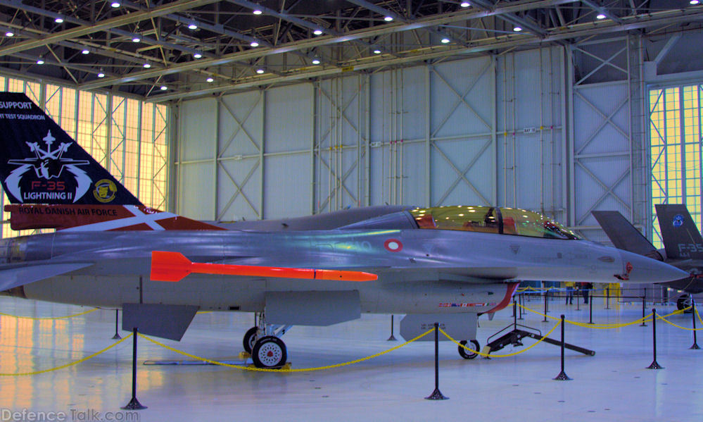 RDAF F-16 Falcon Test Support Aircraft