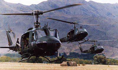 RNZAF Iroquois Helicopters