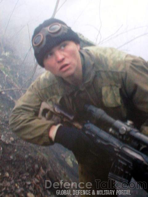 Russian Army Sniper and war in Chechnya