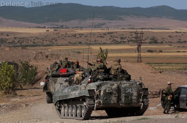 Russian BMP-2 troops