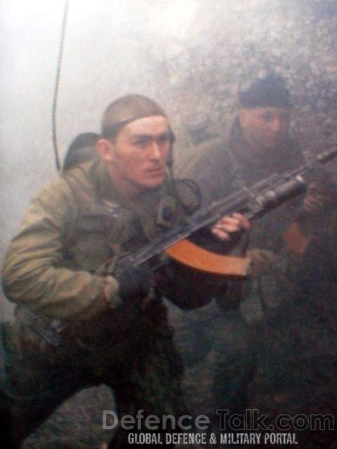 Russian Soldier and war in Chechnya