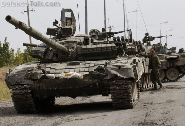 Russian T-72 near Gori, Georgia