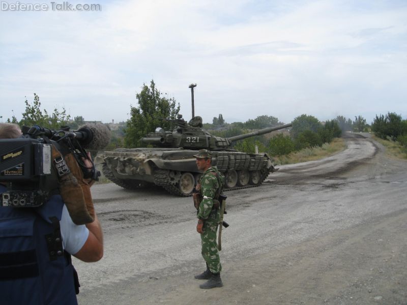 Russian T-72 near Gori, Georgia