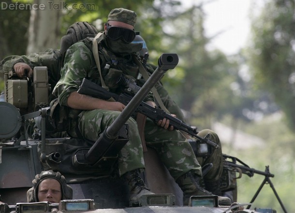 Russian troops, BMP-2