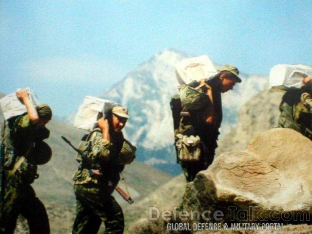 Russian Troops on the move and war in Chechnya