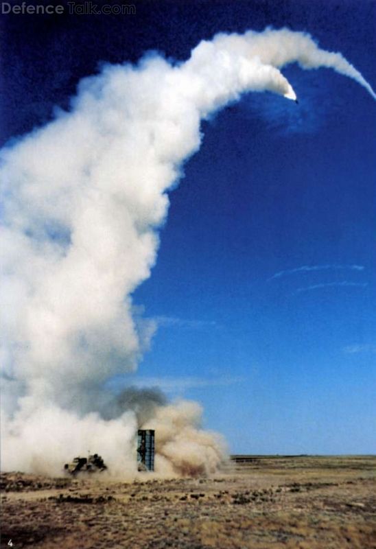 S-300P firing 5V55R missile
