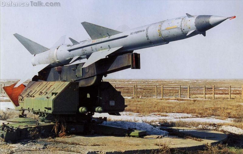 S-75 with 5Ya23 missile