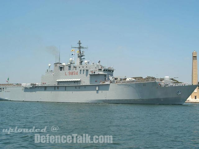 "San Giusto" amphibious transport ship - Italian Navy