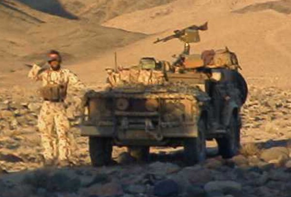 SASr Perentie 4x4 Shorty in Iraq