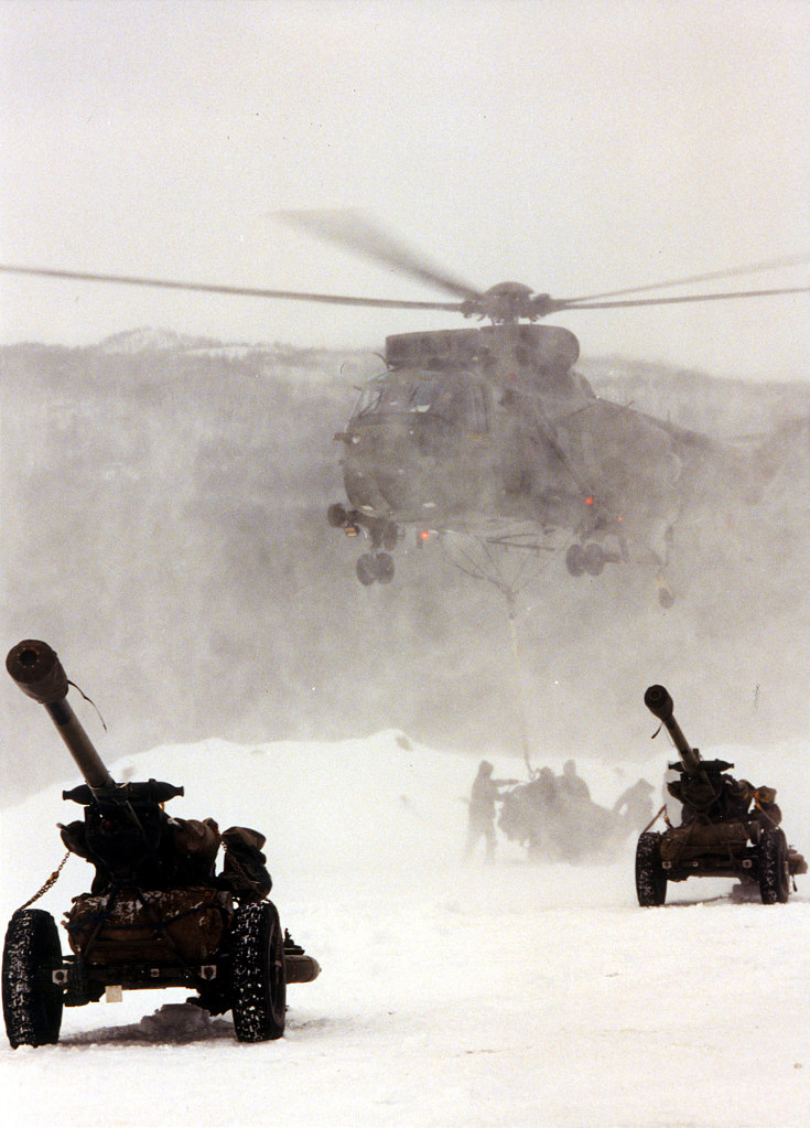 Sea King and Light Guns, Norway