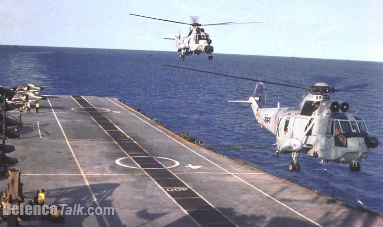 Sea Kings on INS Viraat