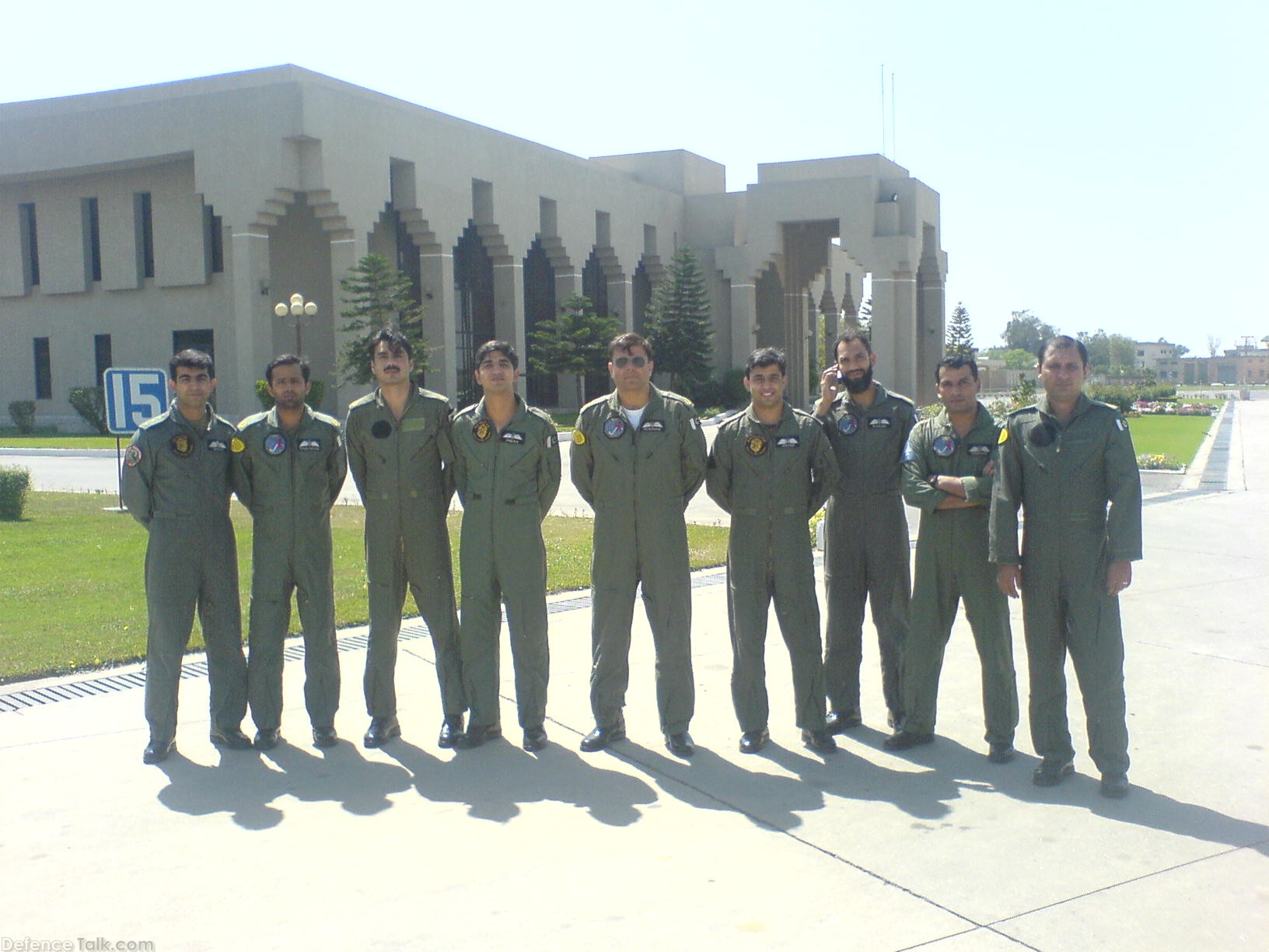 Sherdils team pilots, 23rd march 2008 pakistan day parade