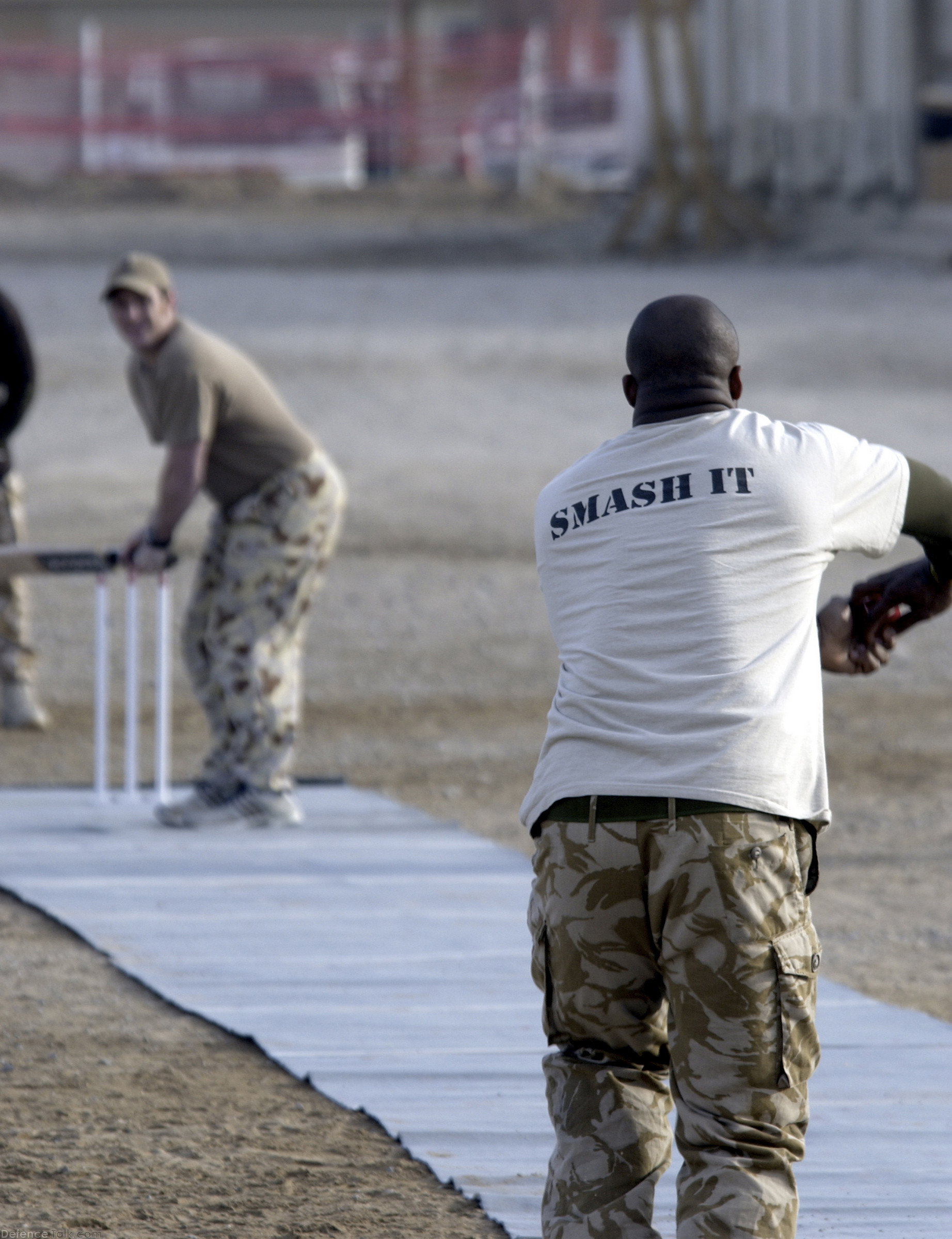 Smash it - Australia and England cricket at Kandahar