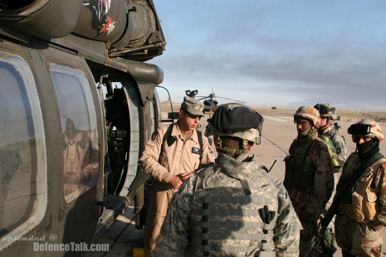 Soldiers from the Iraqi Army and US Army - Operation Iraqi Freedom