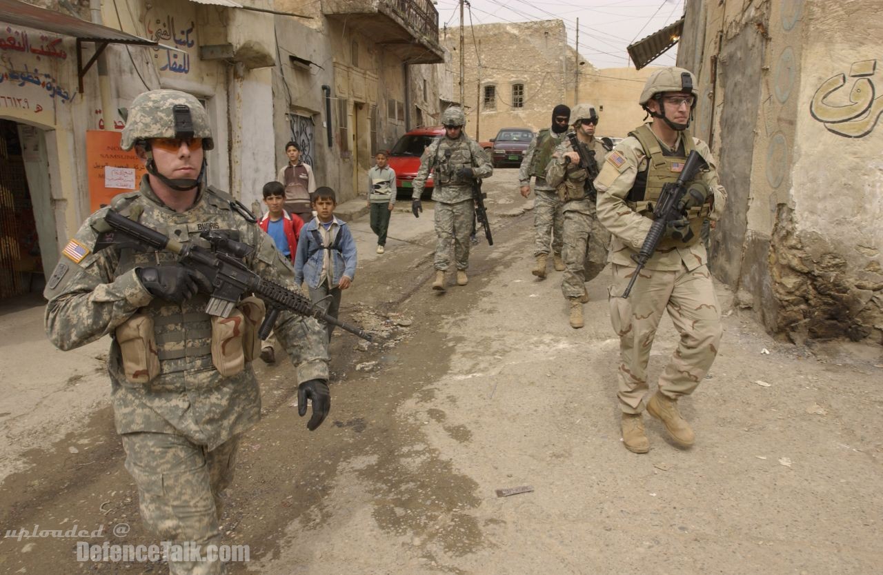 Soldiers from the U.S. Army - Operation Iraqi Freedom