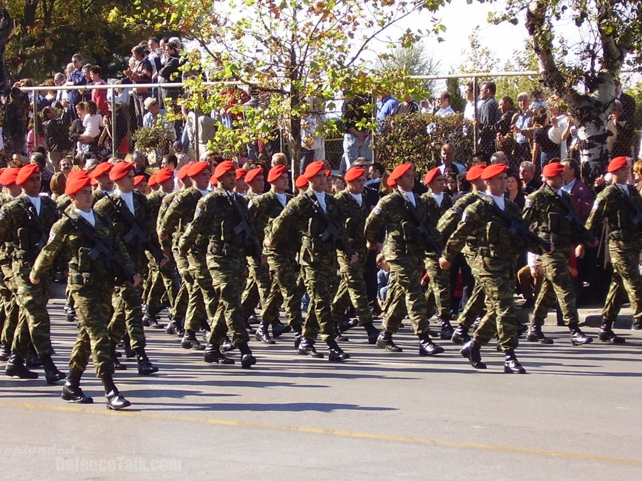 Soldiers of the 71st Air-Mobile Brigade Hellenic Army