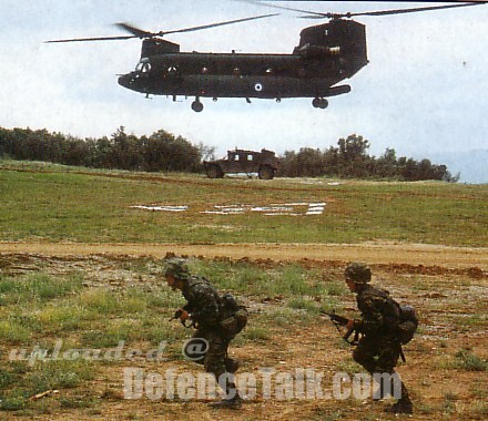 Soldiers of the 71st Air-Mobile Brigade Hellenic Army