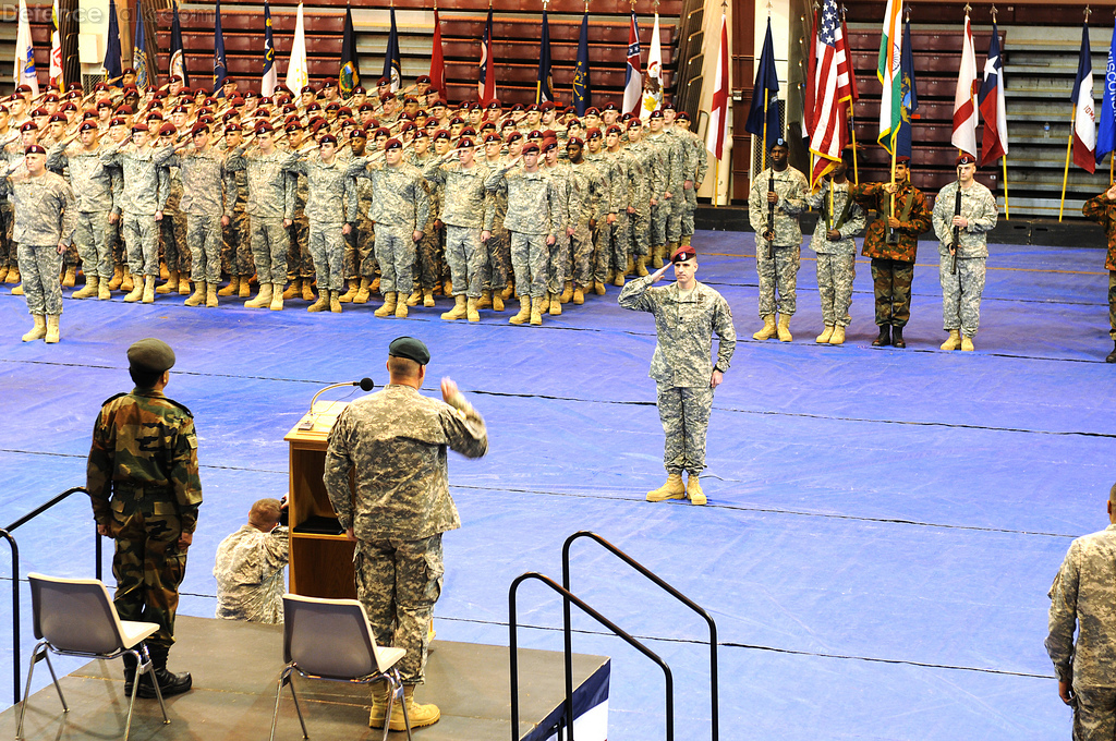 Soldiers of U.S. Army Alaska and the Indian Army