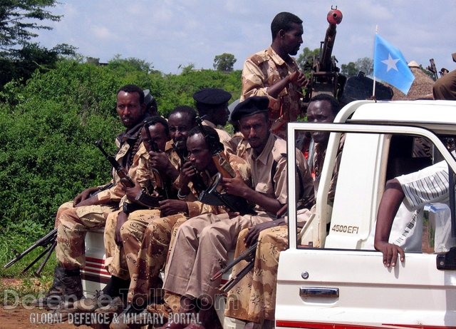 Somalia Transitional Government soldiers - News Pictures