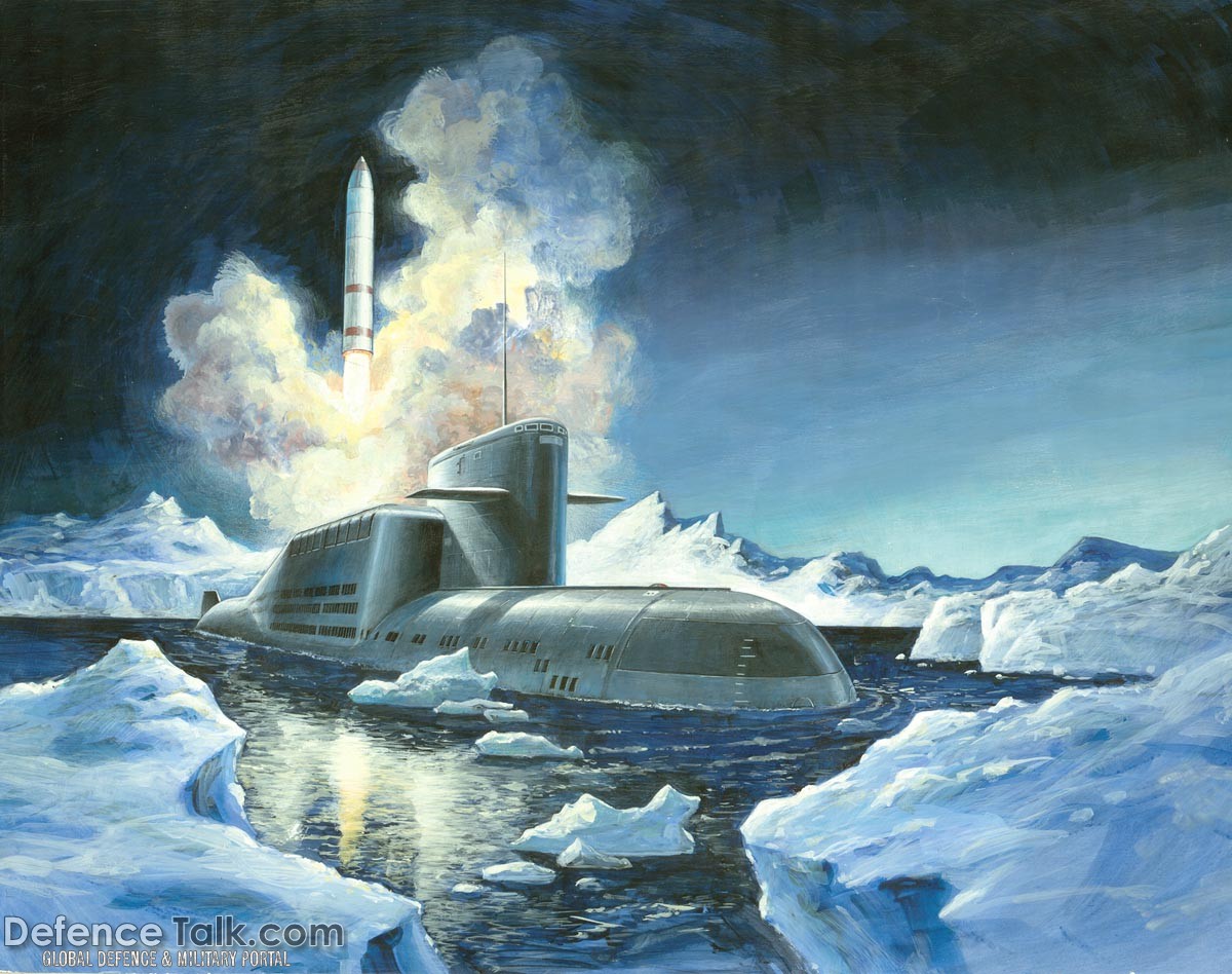 Soviet DELTA Firing Missile - Military Weapons Art