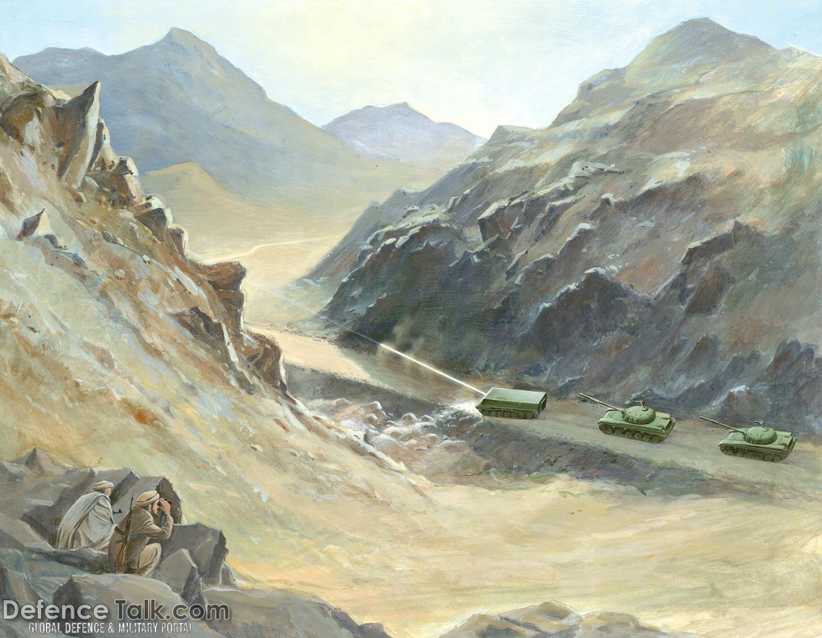 Soviet Mobile Laser in Afghanistan - Military Weapons Art