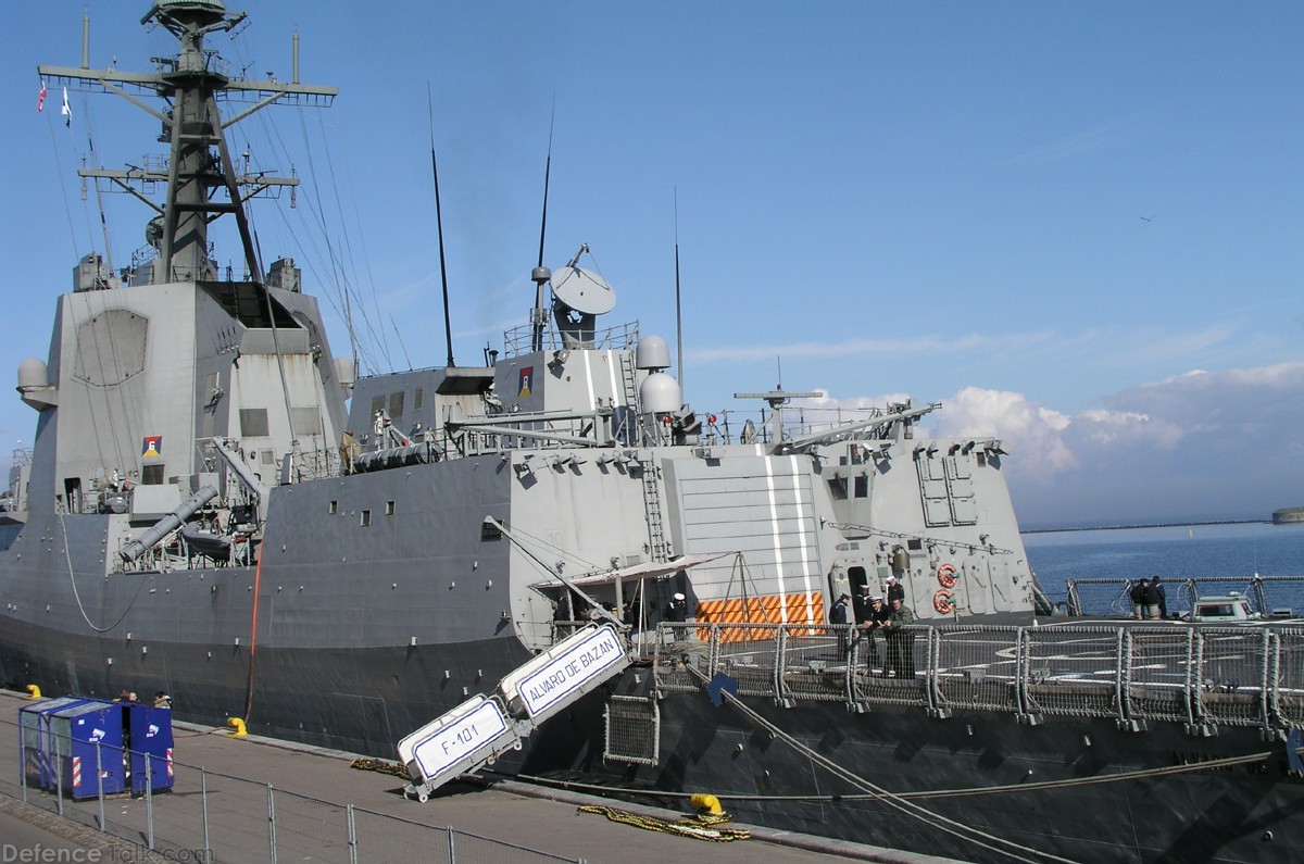 Spanish -100 class frigates in Copenhagen  16.March 2008