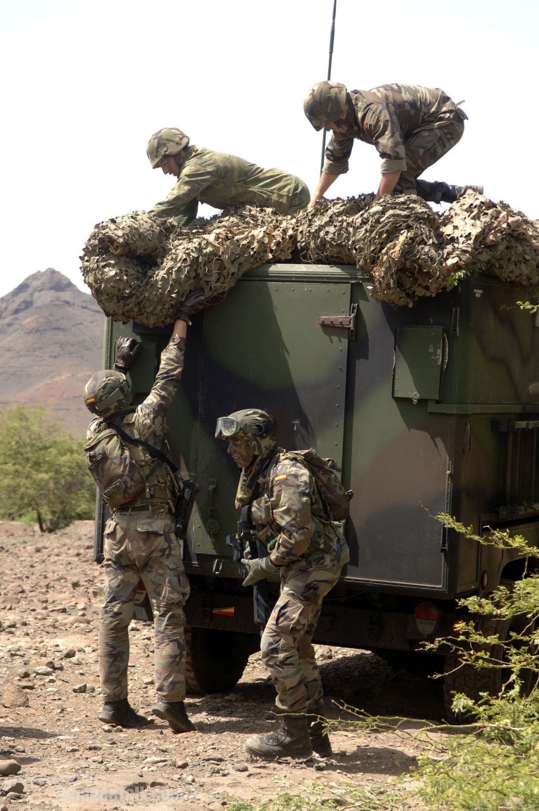 Spanish NRF troops - NATO Response Force (NRF) Exercise