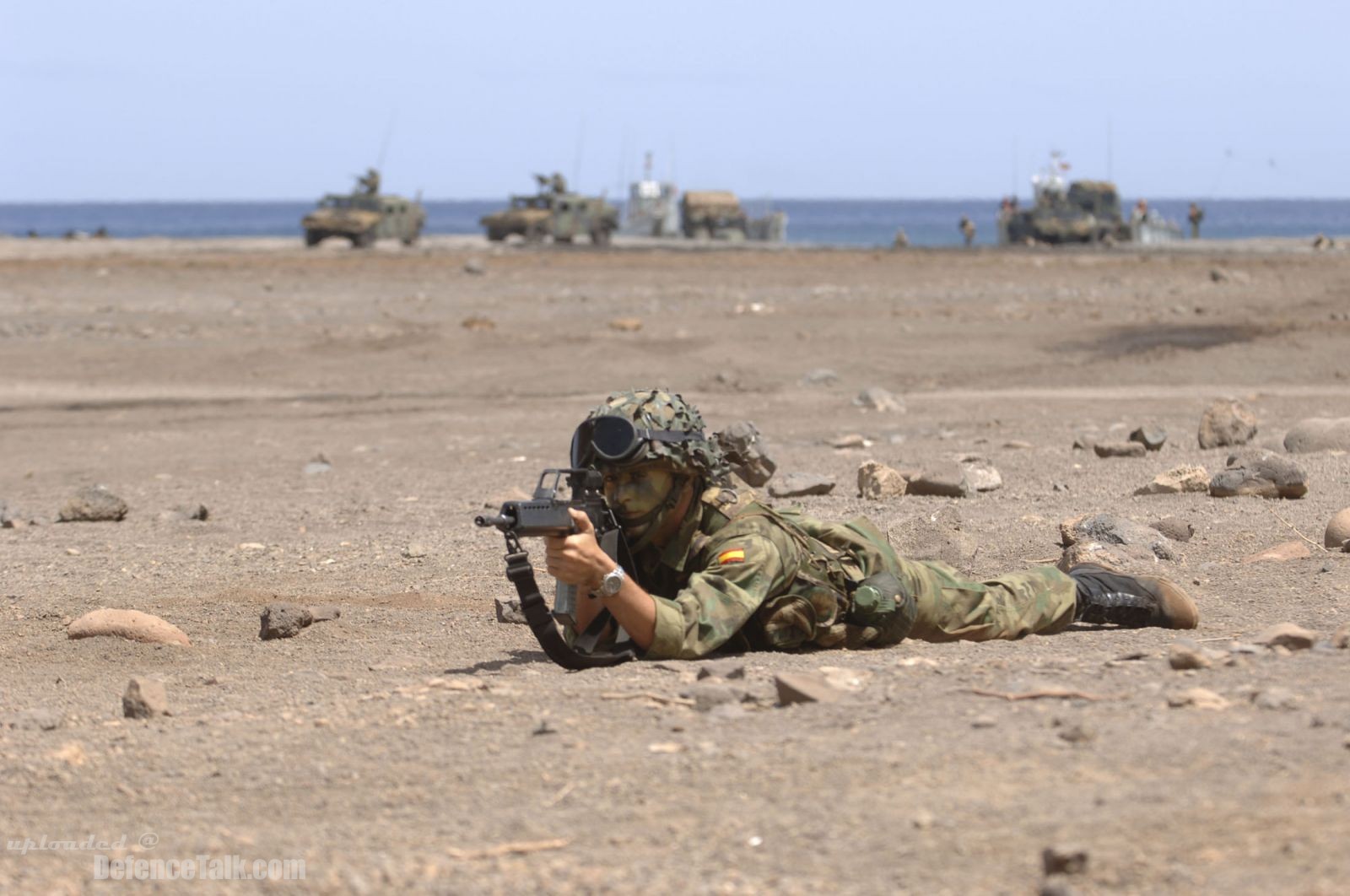 Spanish NRF troops - Steadfast Jaguar 2006