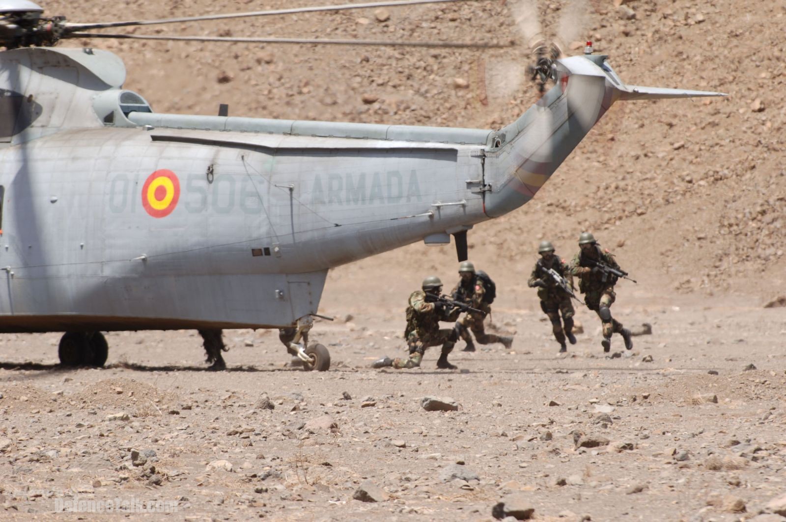 Spanish Sea King Helicopter - Steadfast Jaguar, NRF Exercise