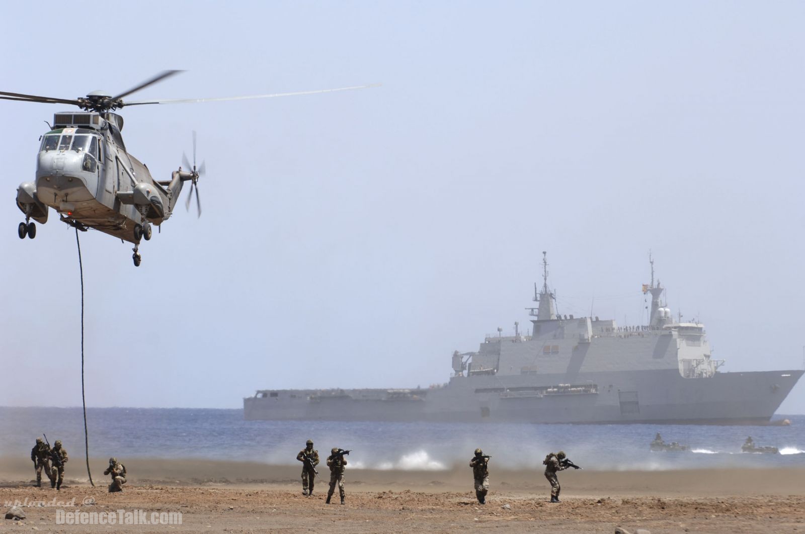 Spanish Sea King Helicopter - Steadfast Jaguar, NRF Exercise