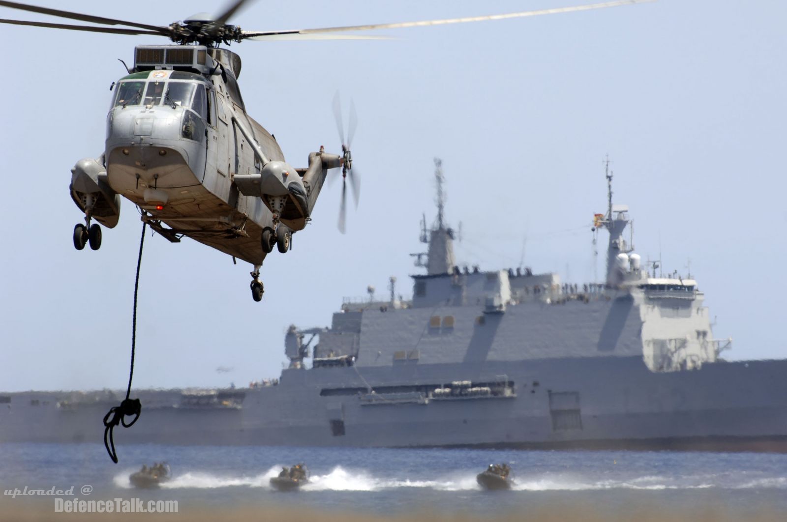 Spanish Sea King Helicopter - Steadfast Jaguar, NRF Exercise