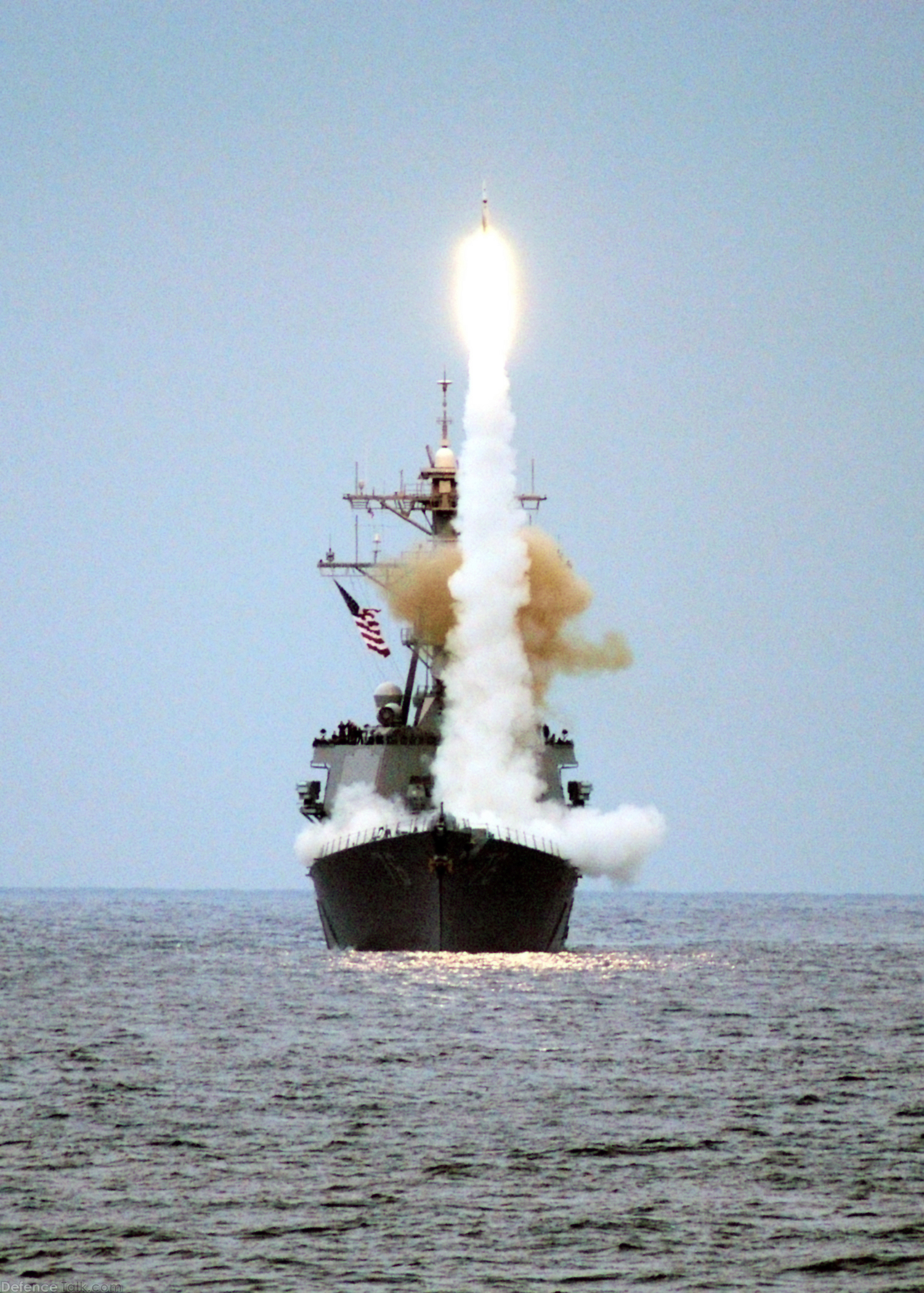 Standard Missile-2 Missile Fires from DDG-76