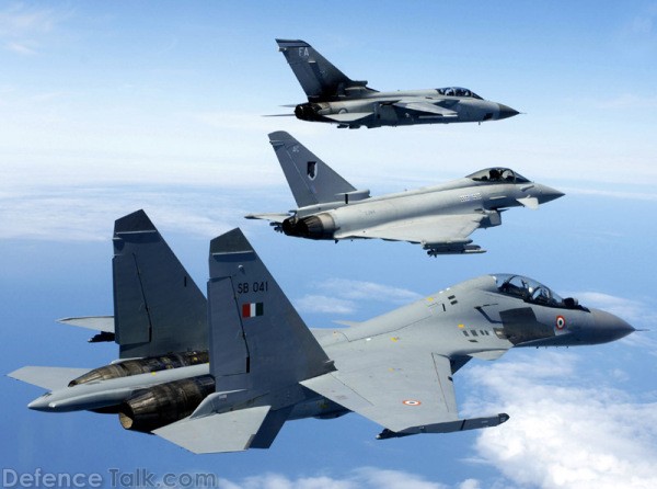 SU-30 MK1, RAF Eurofighter and Tornado F3