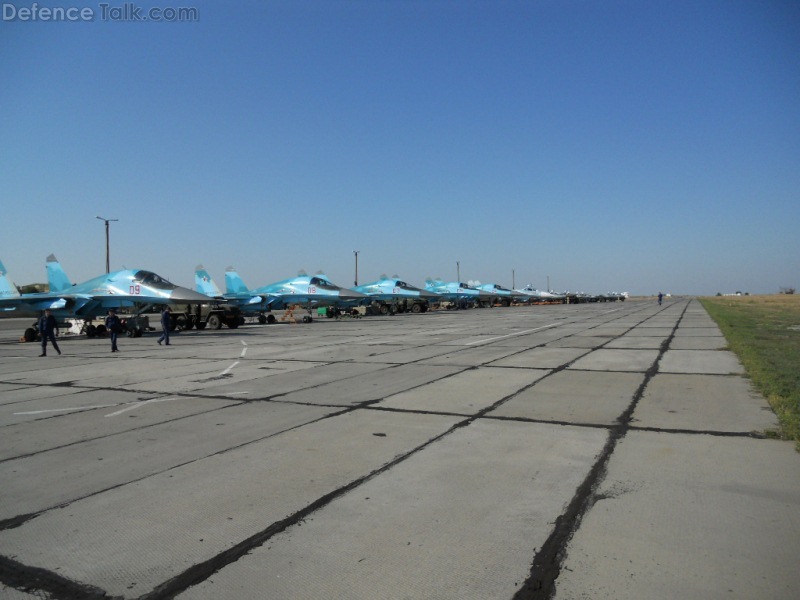 Su-34 lineup