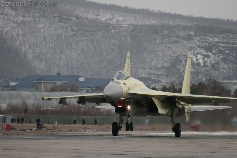 Su-35S First Serial Flight Test