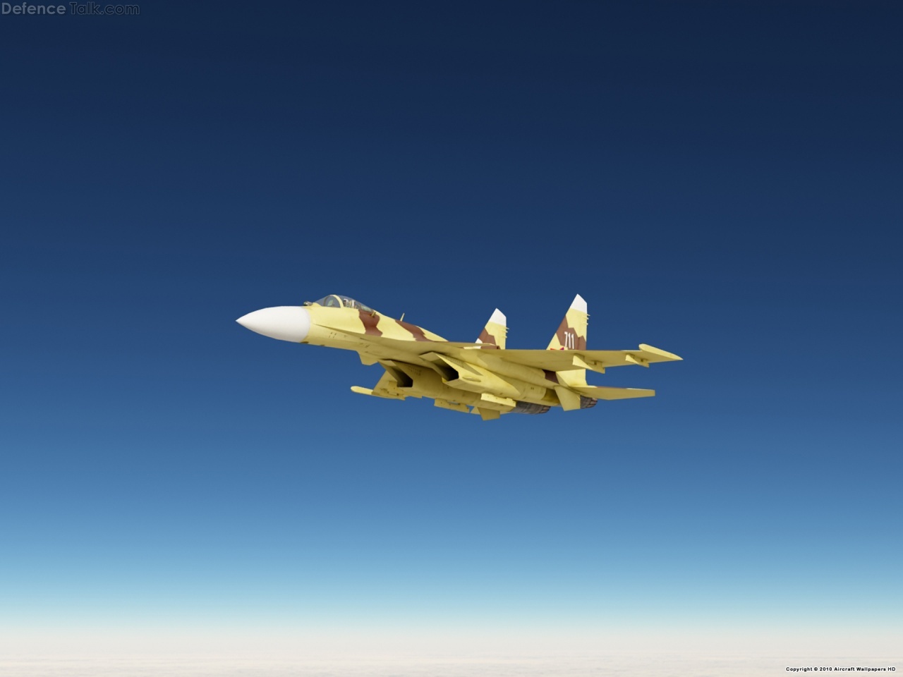 Su-37 in flight - Russian Air Force
