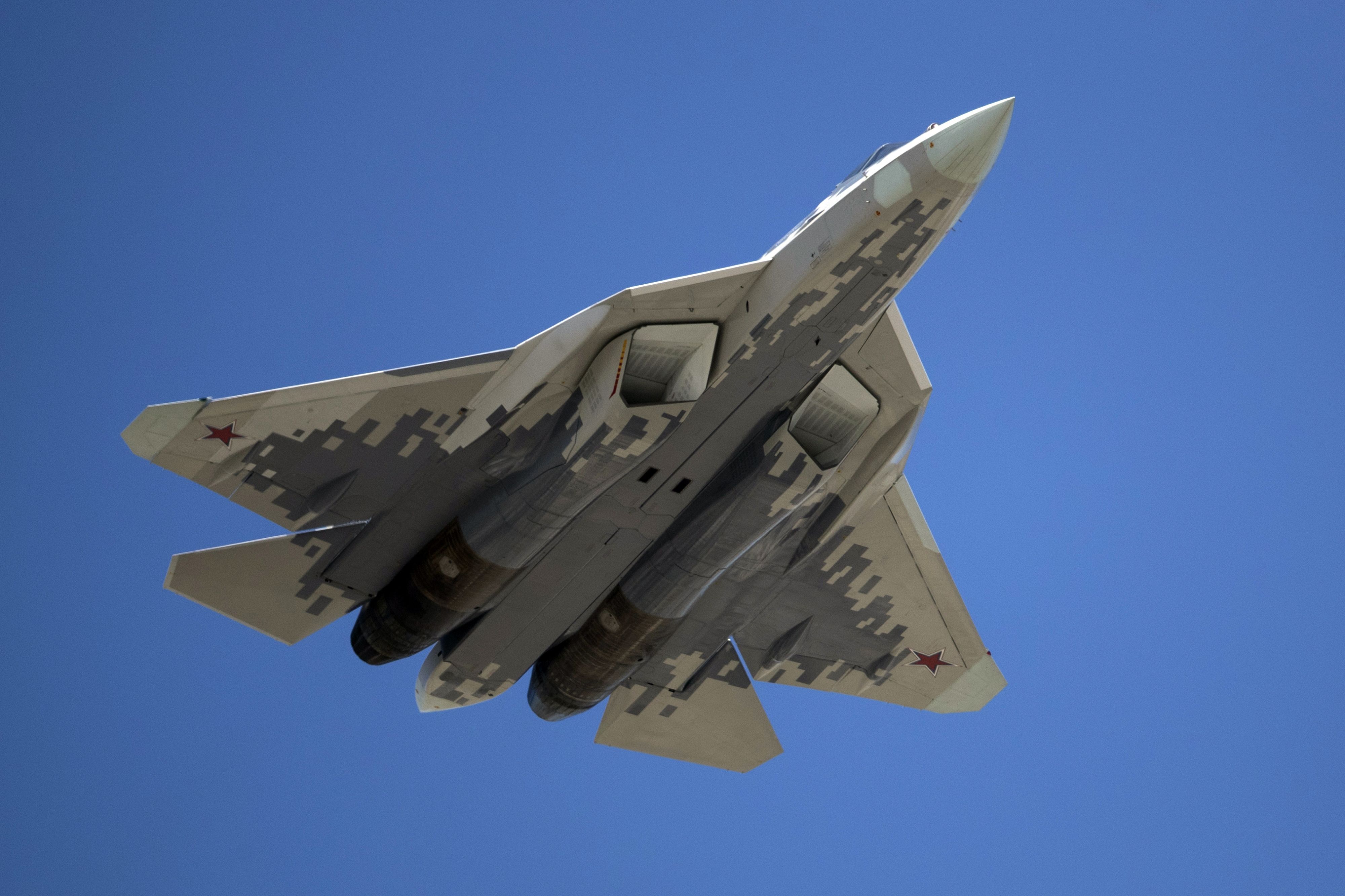 Su-57 fighter jet Russian Air force